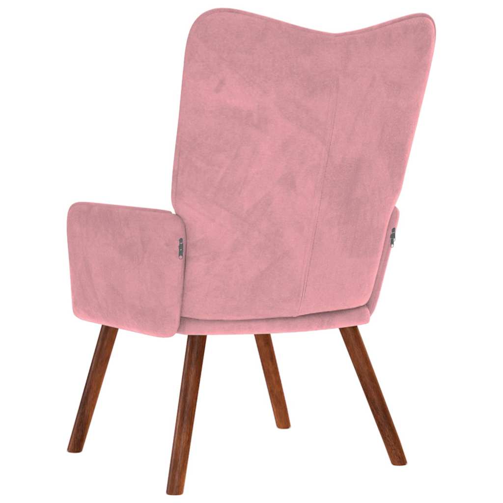 Relaxsessel Rosa Samt