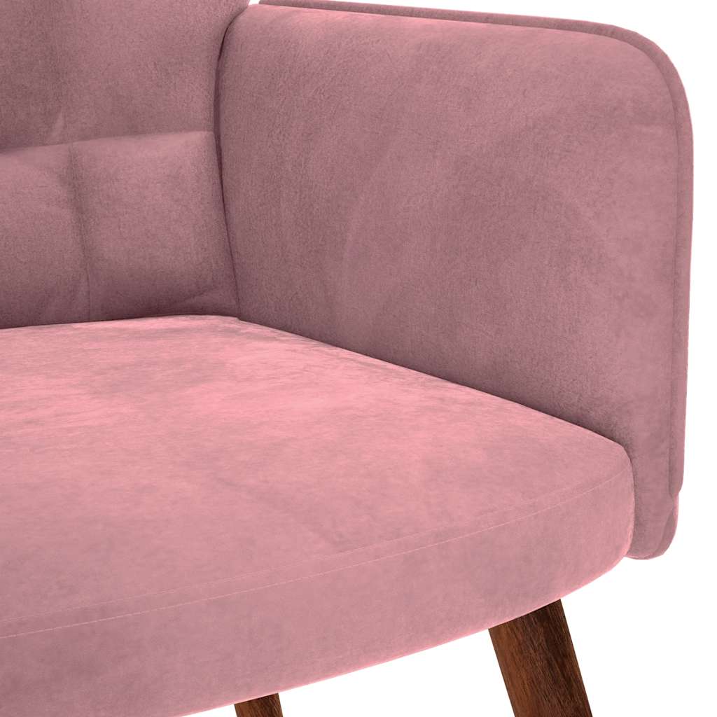 Relaxsessel Rosa Samt