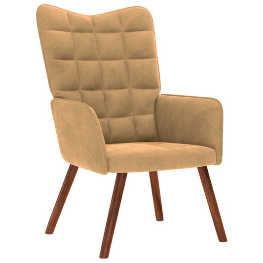 Relaxsessel Braun Samt