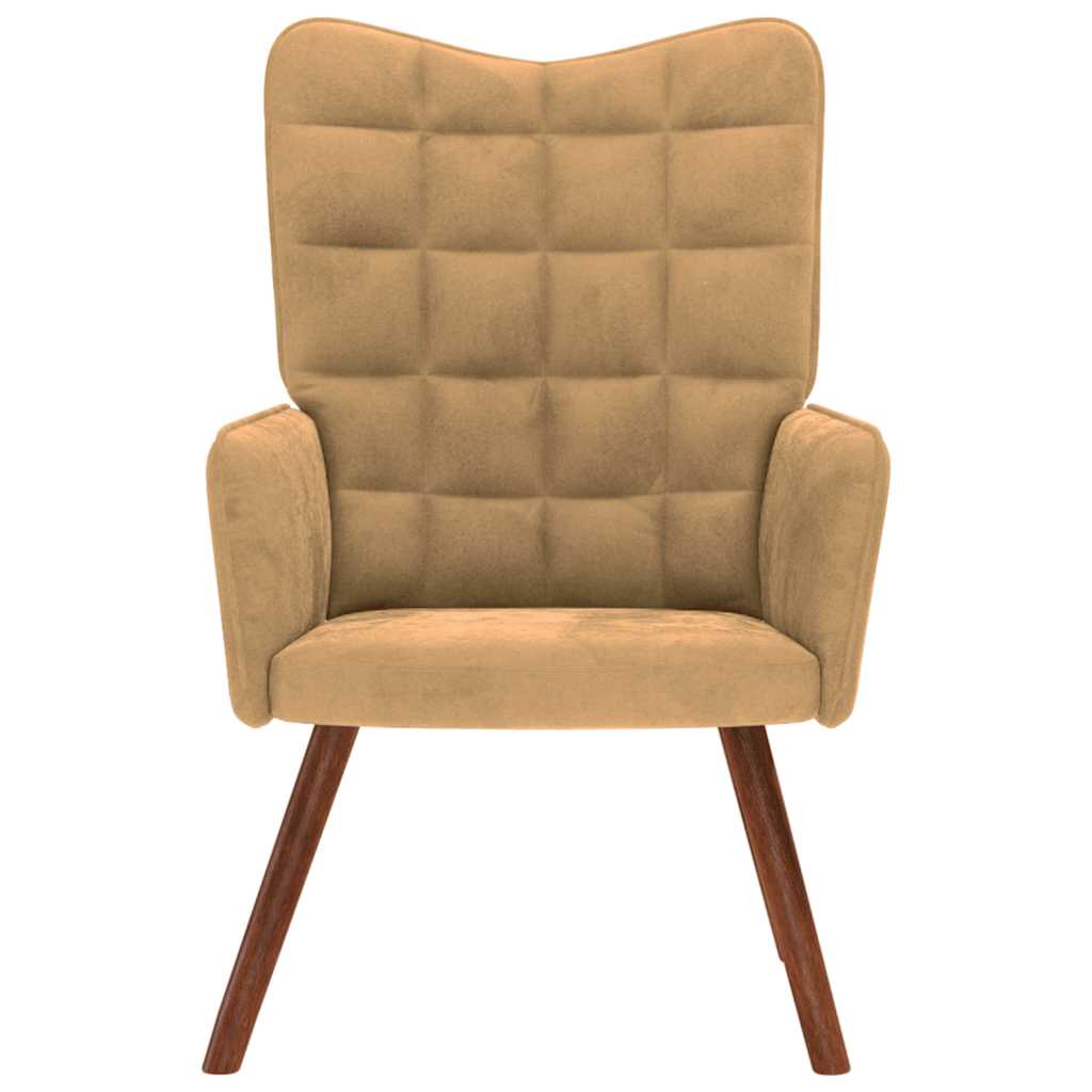 Relaxsessel Braun Samt