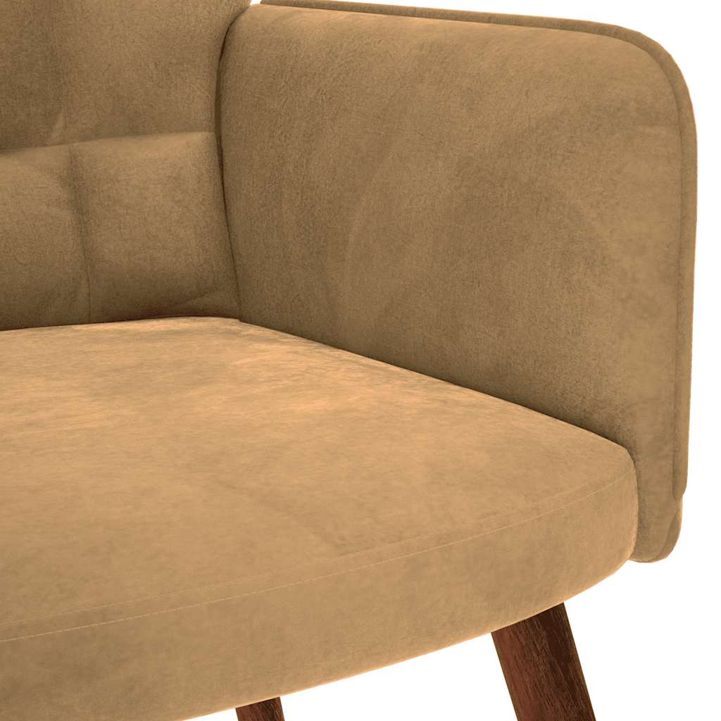 Relaxsessel Braun Samt