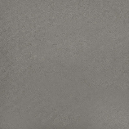 Taschenfederkernmatratze für Kinder Mittel Hellgrau 80x160 cm Samt