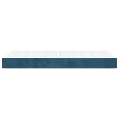 Taschenfederkernmatratze für Kinder Mittel Blau 80x160 cm Samt