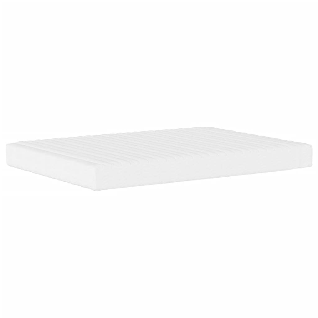 Matelas mousse blanc 120x210 cm dureté H2 H3