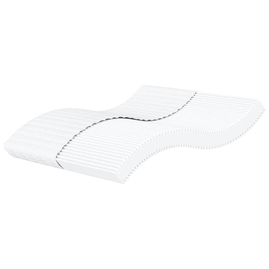 Matelas mousse blanc 200x210 cm dureté H2 H3