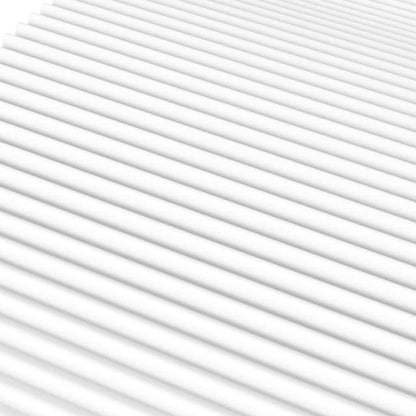Schaumstoffmatratze Weiß 100x220 cm Härtegrad H2 H3