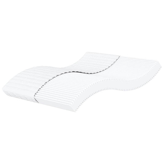 Matelas mousse blanc 160x220 cm dureté H2 H3