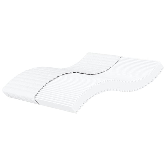 Matelas mousse blanc 180x220 cm dureté H2 H3