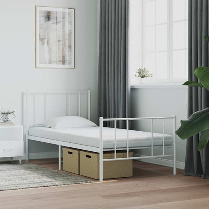 Schaumstoffmatratze Weiß 80x210 cm 7-Zonen Härtegrad 20 ILD