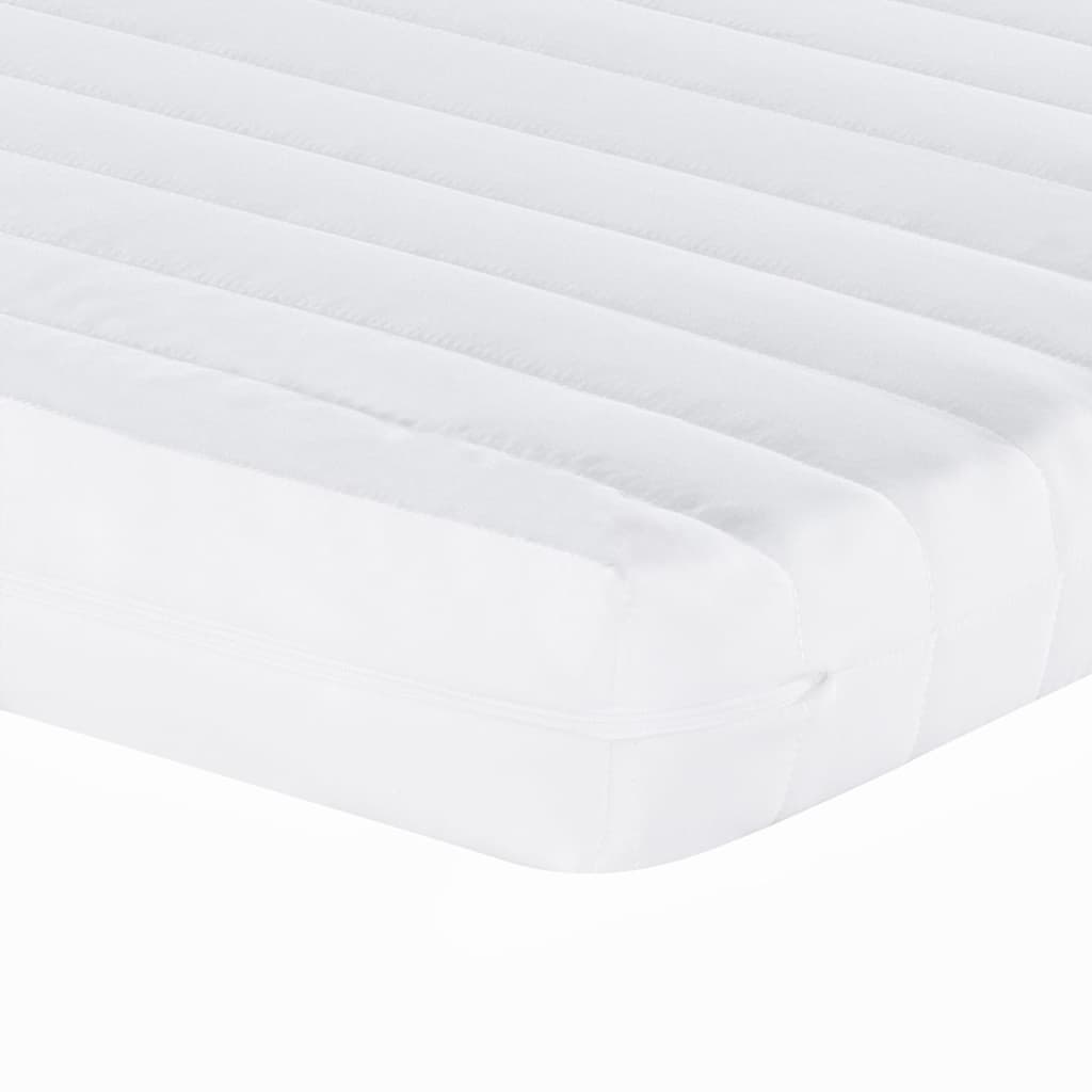 Matelas mousse blanc 100x210 cm 7 zones dureté 20 ILD