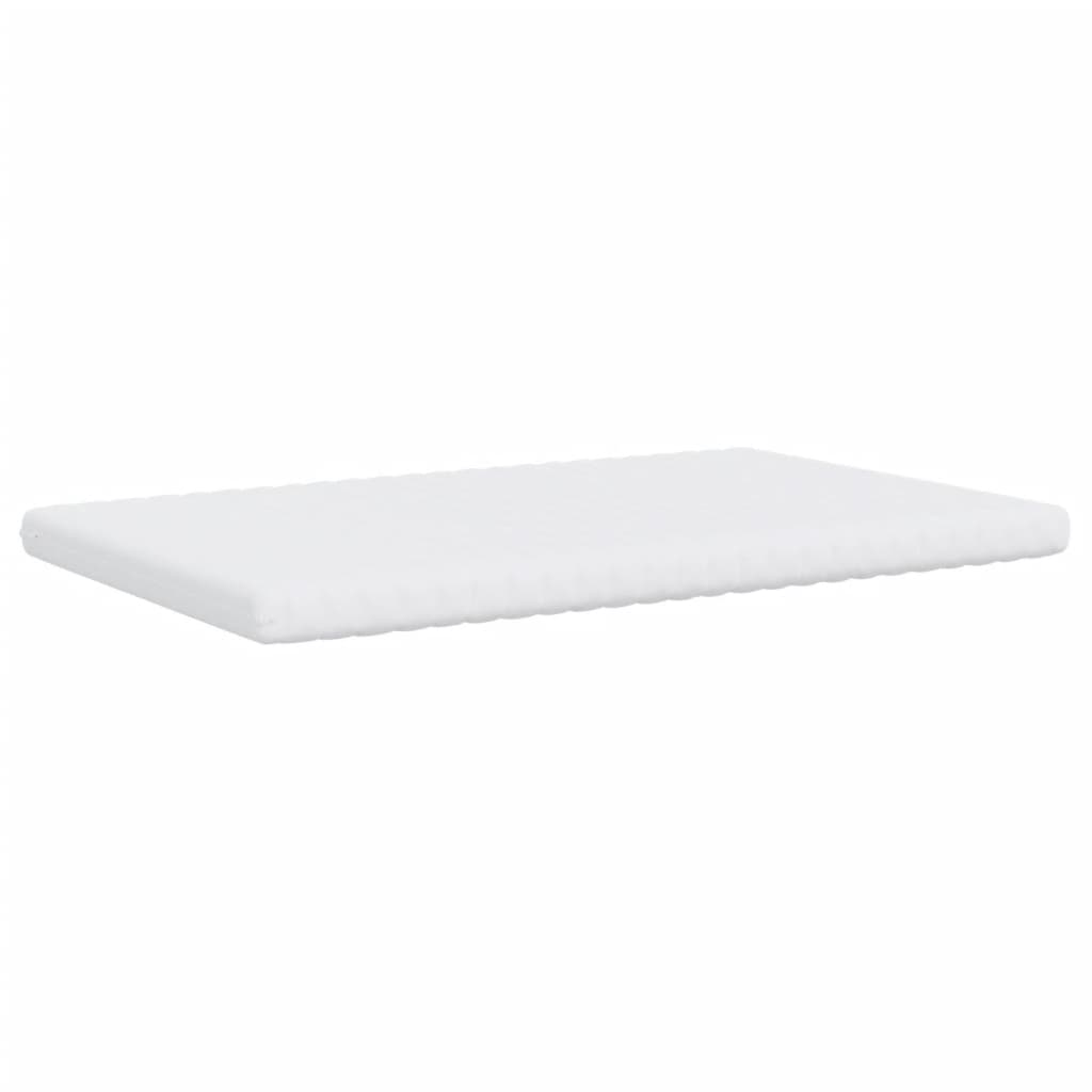 Matelas mousse blanc 140x210 cm 7 zones dureté 20 ILD