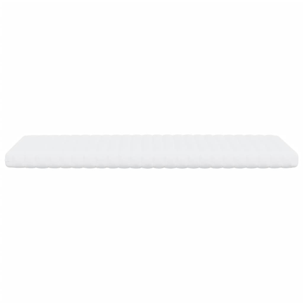 Matelas mousse blanc 100x220 cm 7 zones dureté 20 ILD