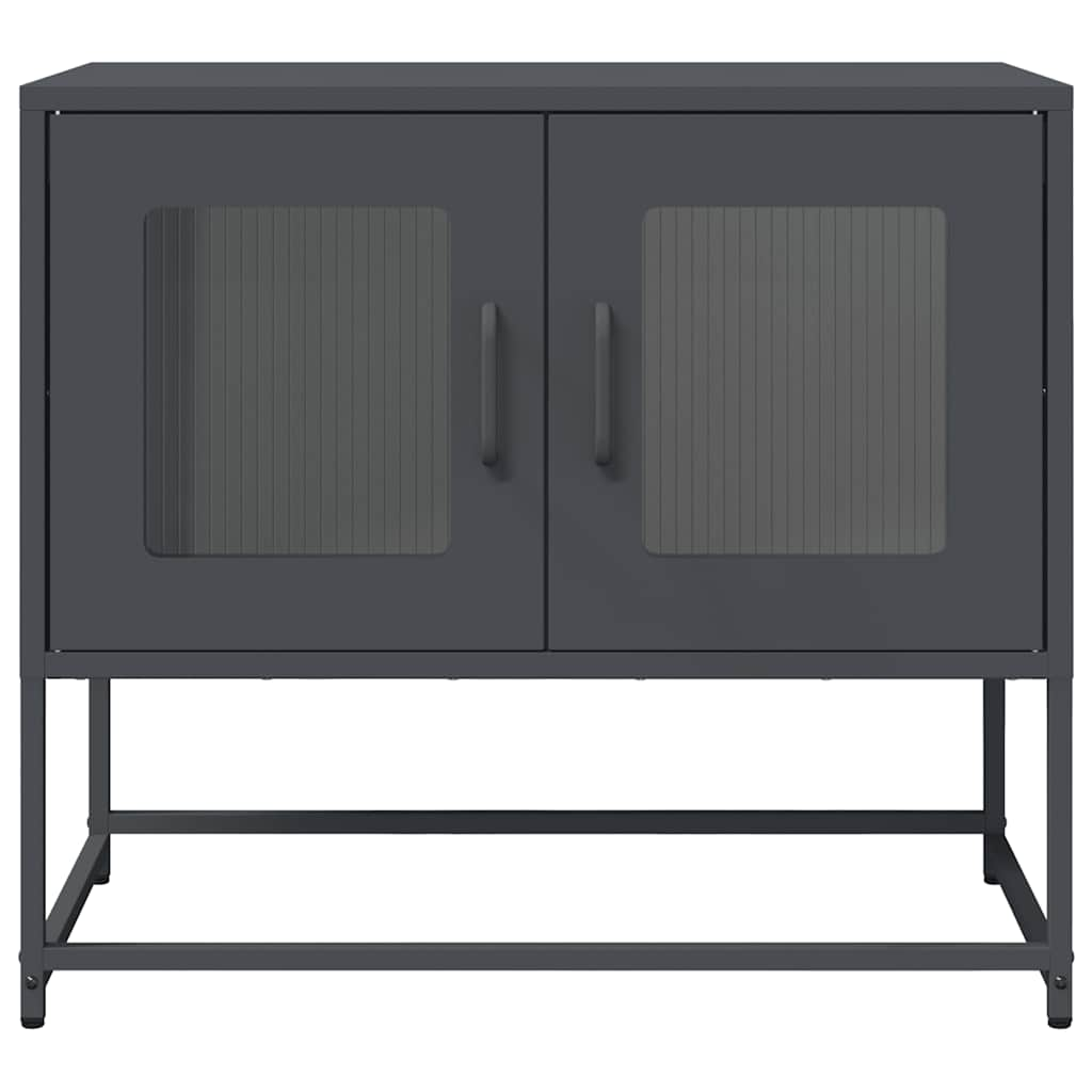 TV-Schrank Anthrazit 68x39x60,5 cm Kaltgewalzter Stahl