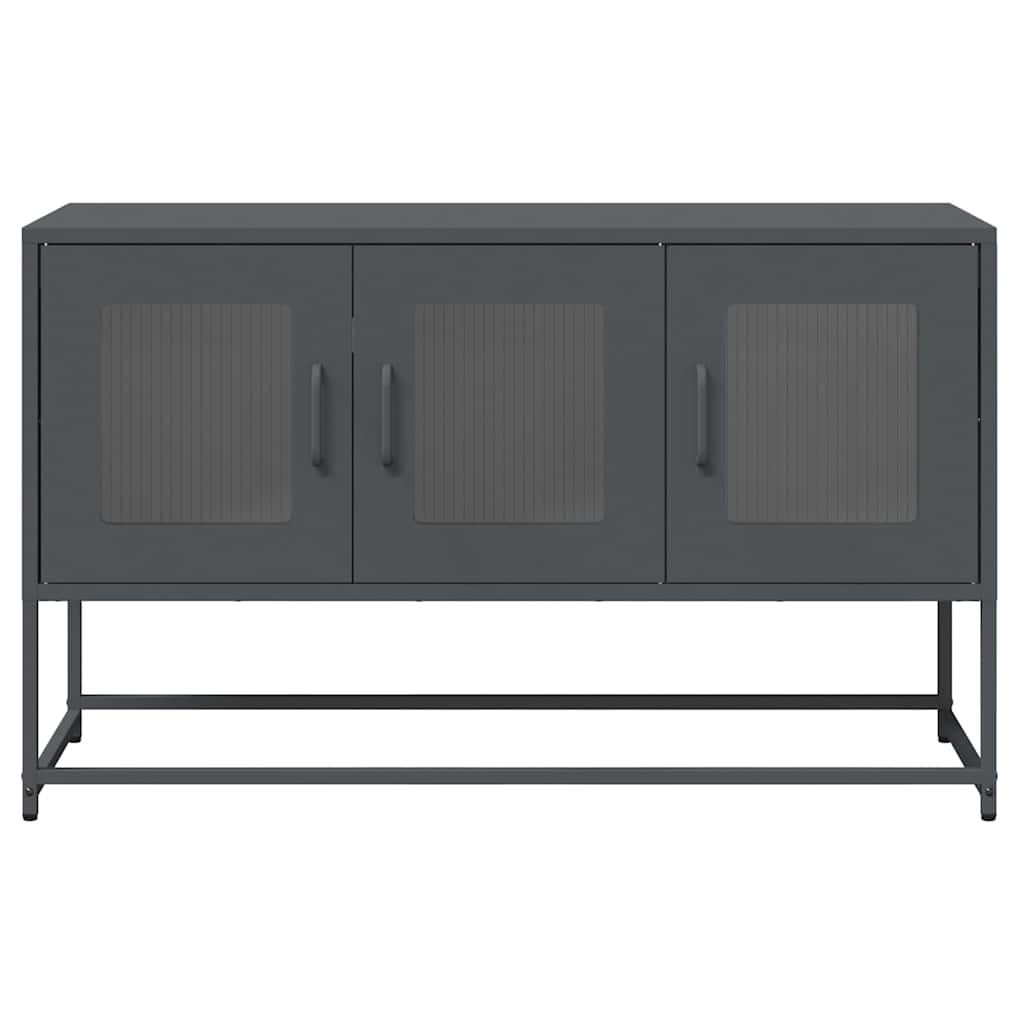 TV-Schrank Anthrazit 100,5x39x60,5 cm Kaltgewalzter Stahl