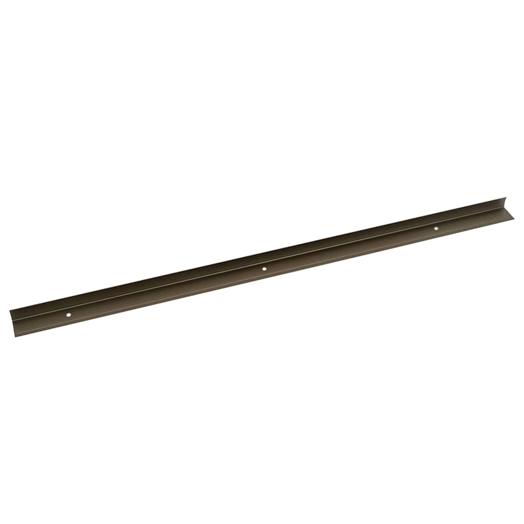 Treppenkantenprofile 30 stk. Braun 67 x 3 x 2 cm Aluminium