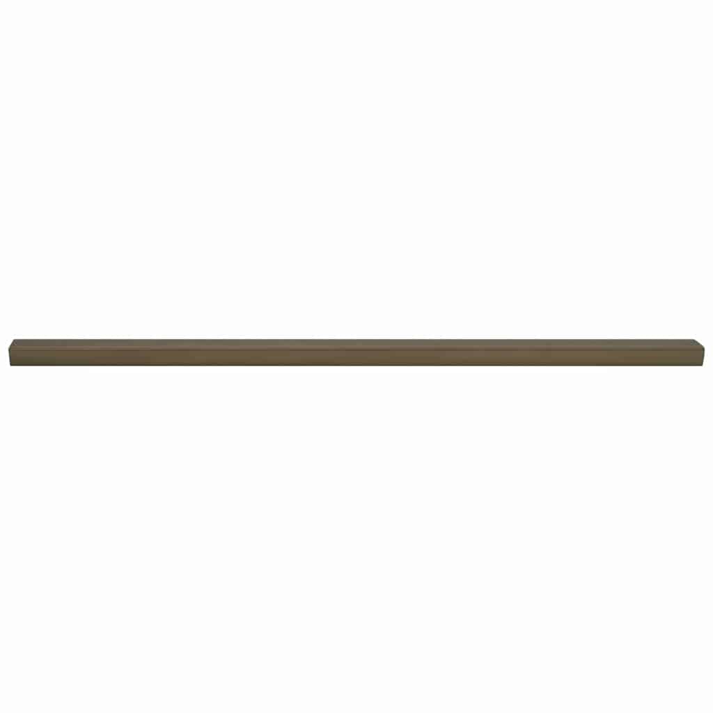 Treppenkantenprofile 30 stk. Braun 67 x 3 x 2 cm Aluminium