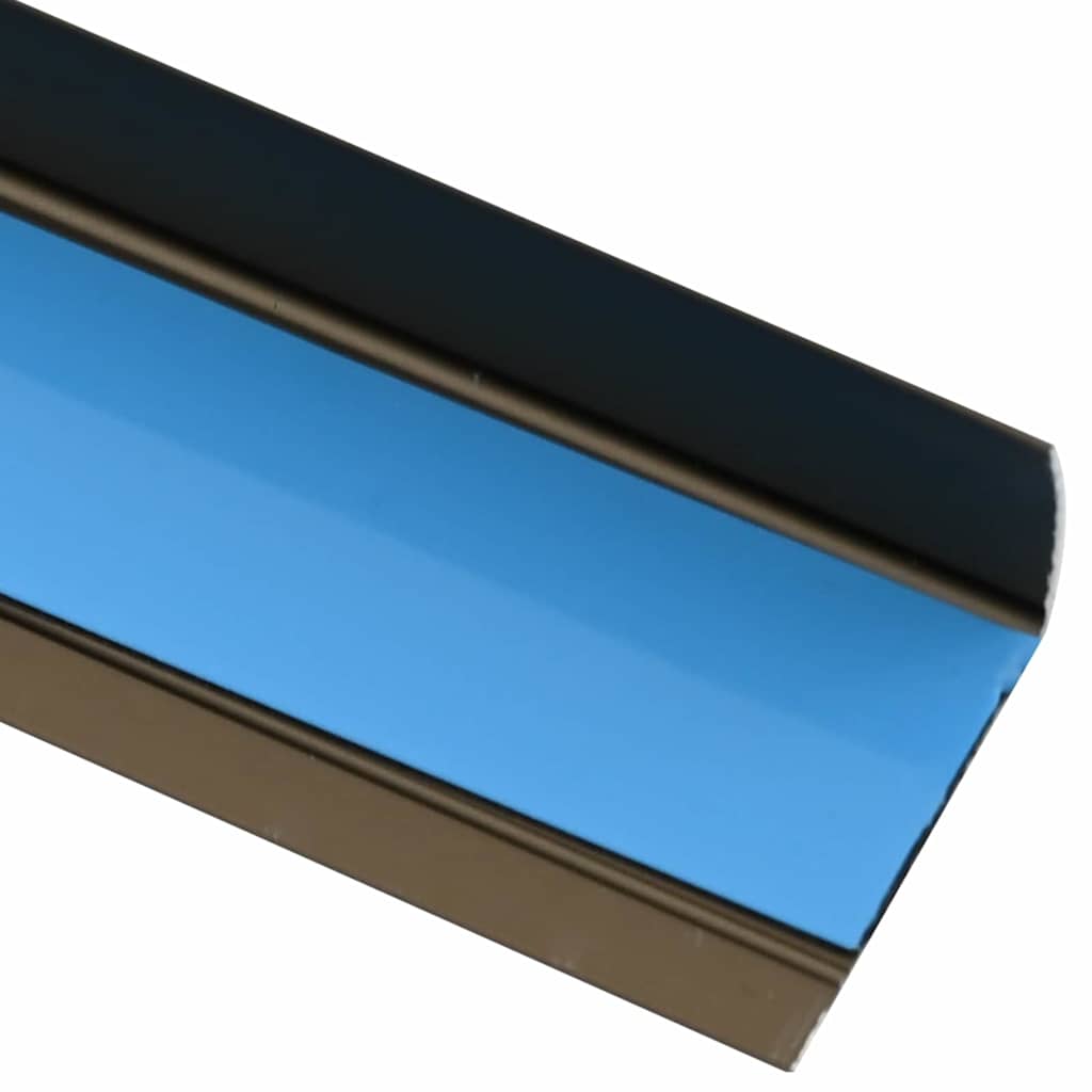 Treppenkantenprofile 30 stk. Braun 67 x 3.5 x 3 cm Aluminium