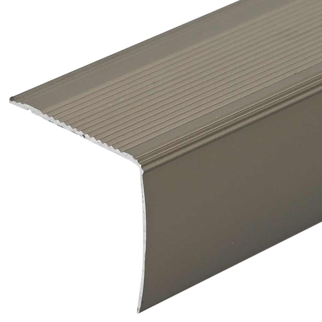 Treppenkantenprofile 30 stk. Champagner 67 x 3 x 2 cm Aluminium