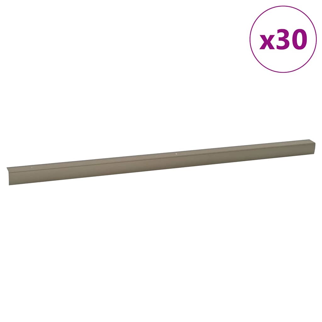 Treppenkantenprofile 30 stk. Champagner 67 x 3.5 x 3 cm
