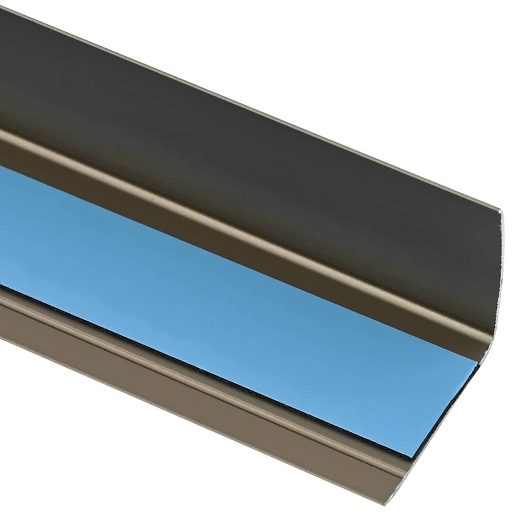 Treppenkantenprofile 10 stk. Champagner 67 x 3 x 2 cm Aluminium