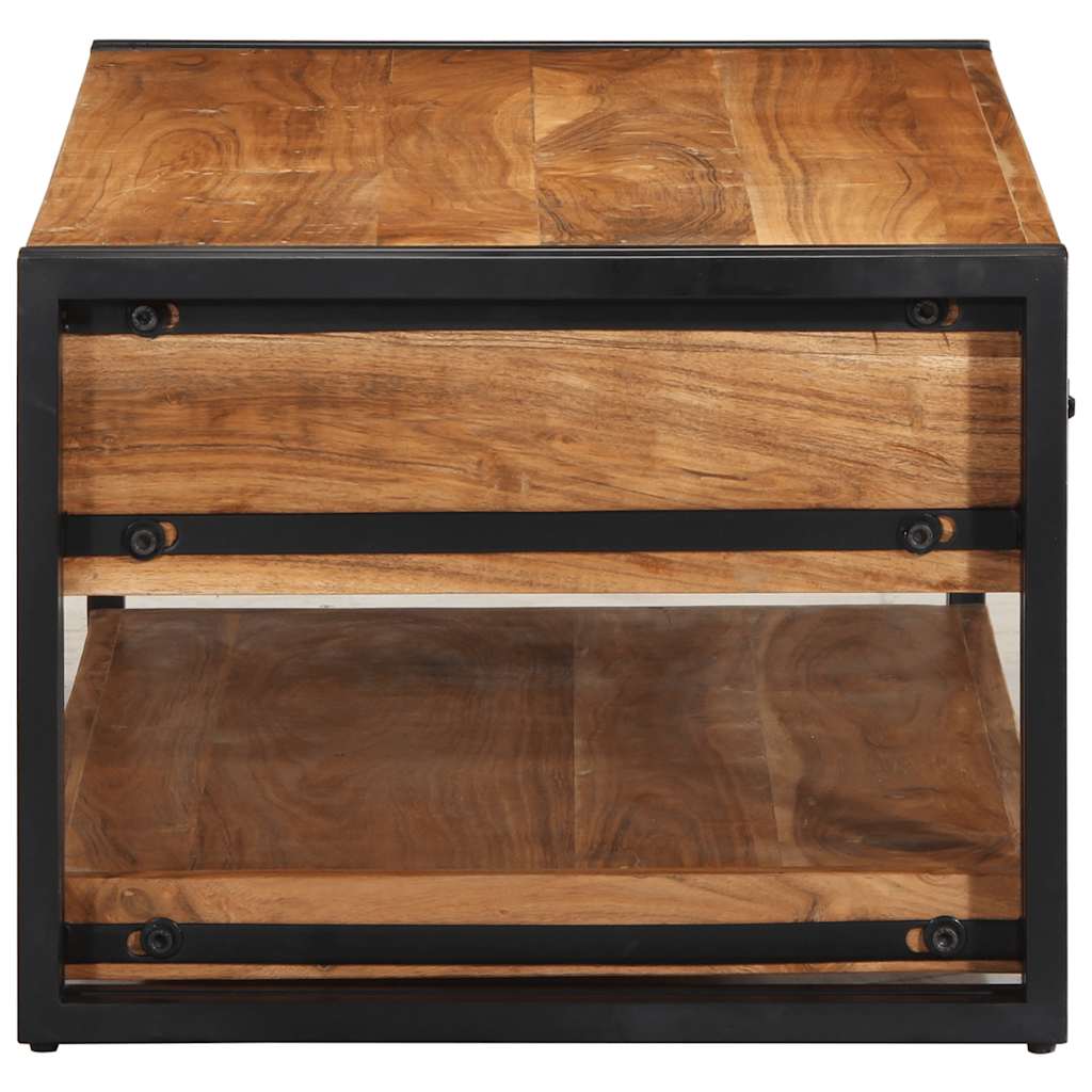 Table basse 90x50x38 cm en bois d'acacia massif