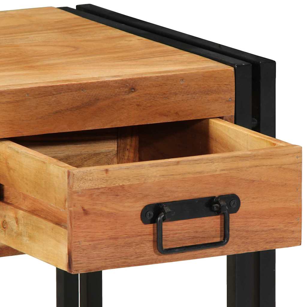 Nachttisch 2 stk. Braun 40 x 40 x 50 cm Massivholz Akazie