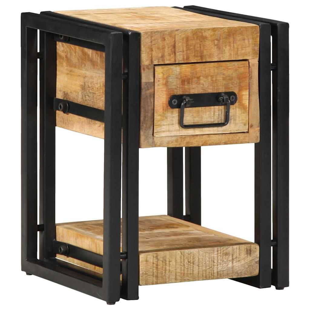 Nachttisch 2 stk. Braun 30 x 30 x 40 cm Massivholz Mango