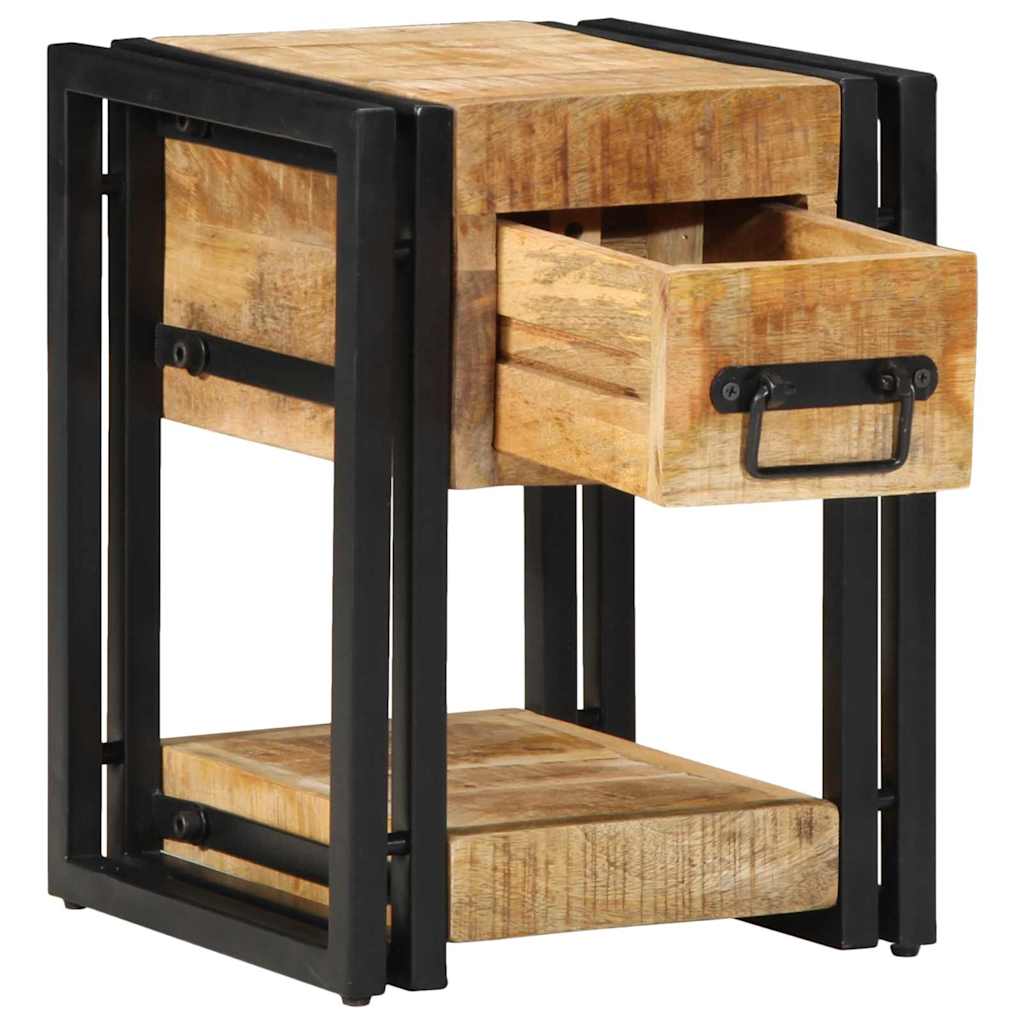 Nachttisch 2 stk. Braun 30 x 30 x 40 cm Massivholz Mango