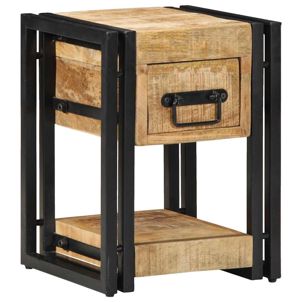 Nachttisch 2 stk. Braun 30 x 30 x 40 cm Massivholz Mango