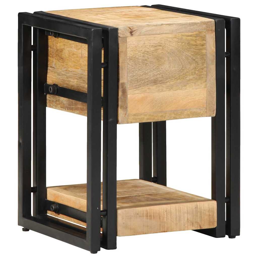 Nachttisch 2 stk. Braun 30 x 30 x 40 cm Massivholz Mango