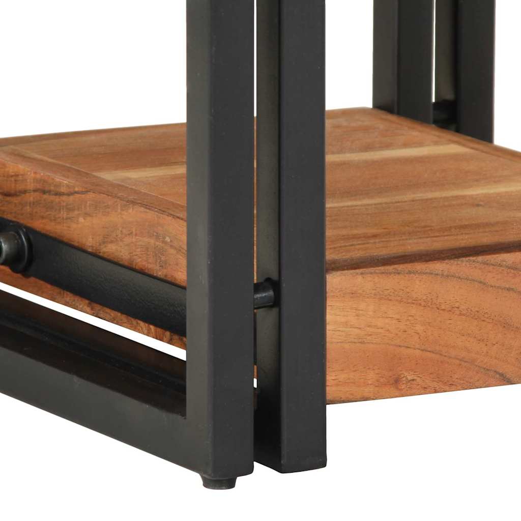 Nachttisch 2 stk. Braun 30 x 30 x 40 cm Massivholz Akazie