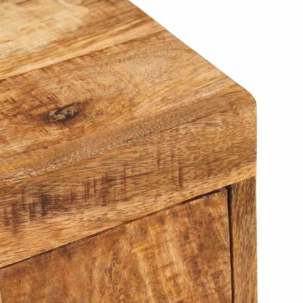 Nachttisch 2 stk. Braun 35 x 33 x 48 cm Massivholz Mango