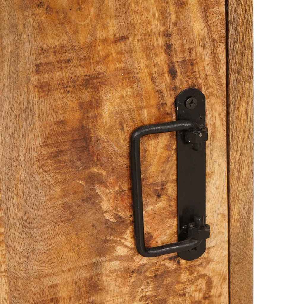 Nachttisch 2 stk. Braun 35 x 33 x 48 cm Massivholz Mango