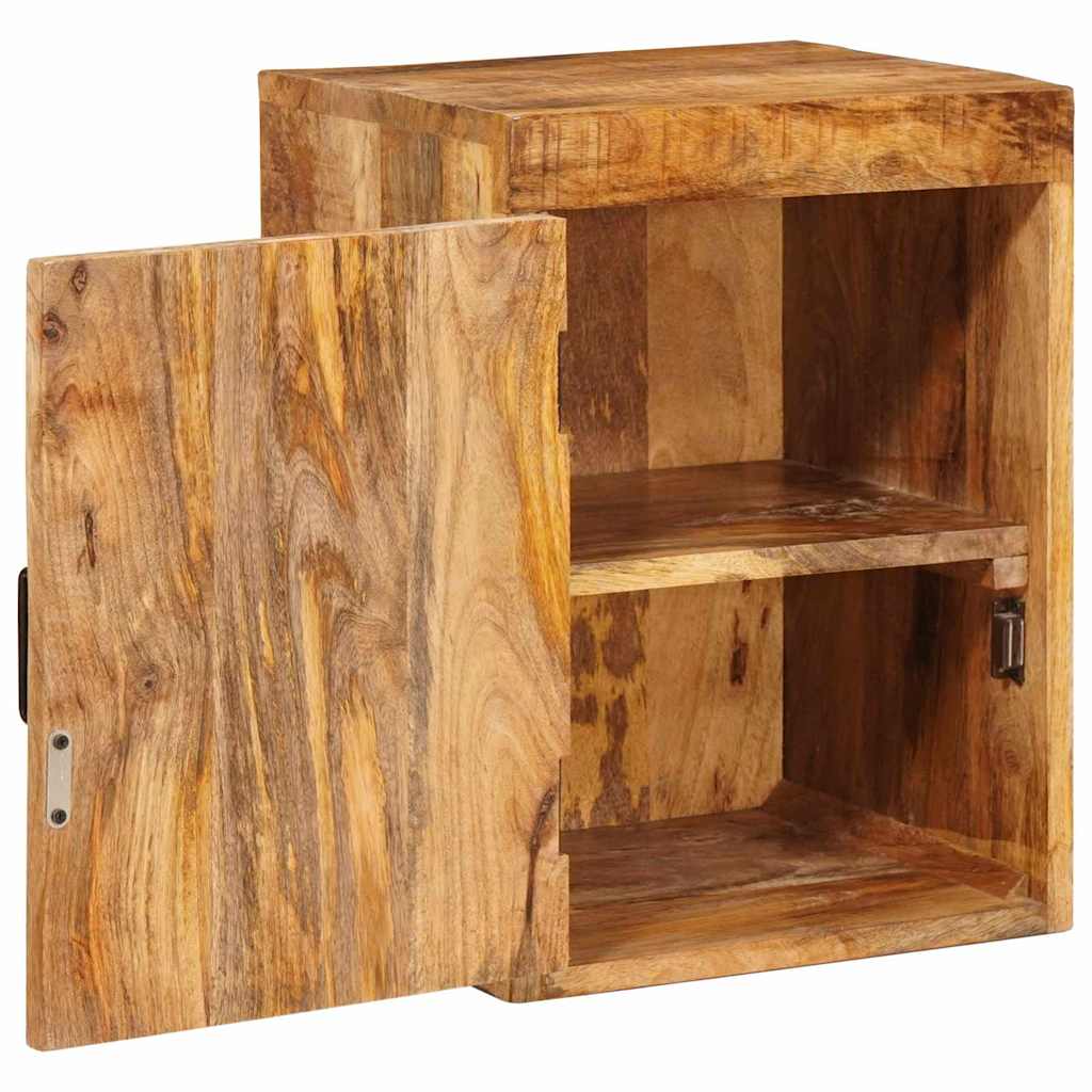 Nachttisch 2 stk. Braun 35 x 33 x 48 cm Massivholz Mango