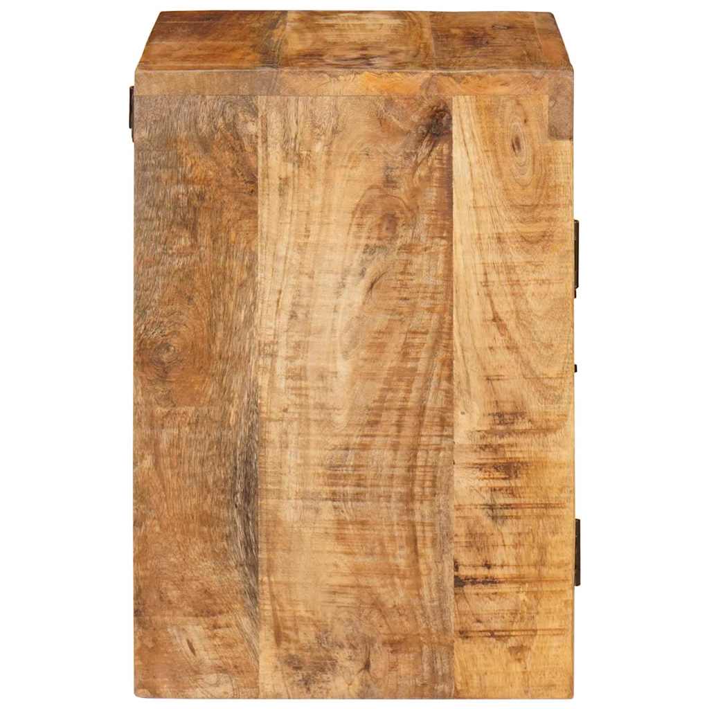 Nachttisch 2 stk. Braun 35 x 33 x 48 cm Massivholz Mango