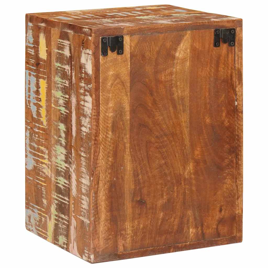 Nachttisch Braun 35 x 33 x 48 cm Massivholz Altholz