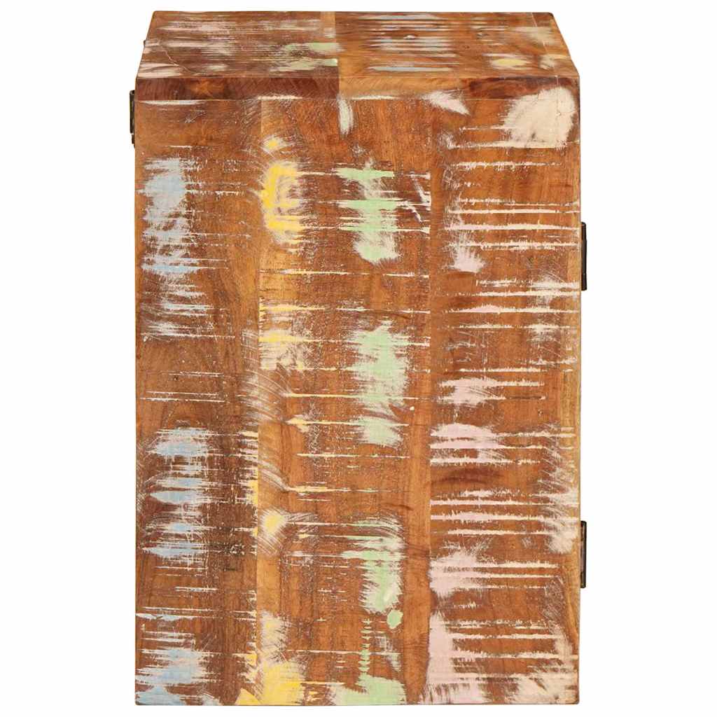 Nachttisch Braun 35 x 33 x 48 cm Massivholz Altholz