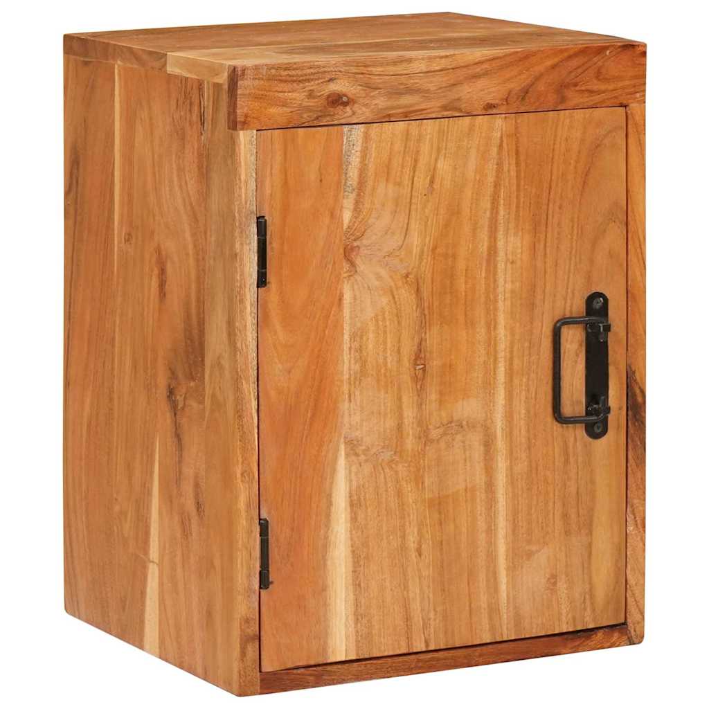 Nachttisch 2 stk. Braun 35 x 33 x 48 cm Massivholz Akazie