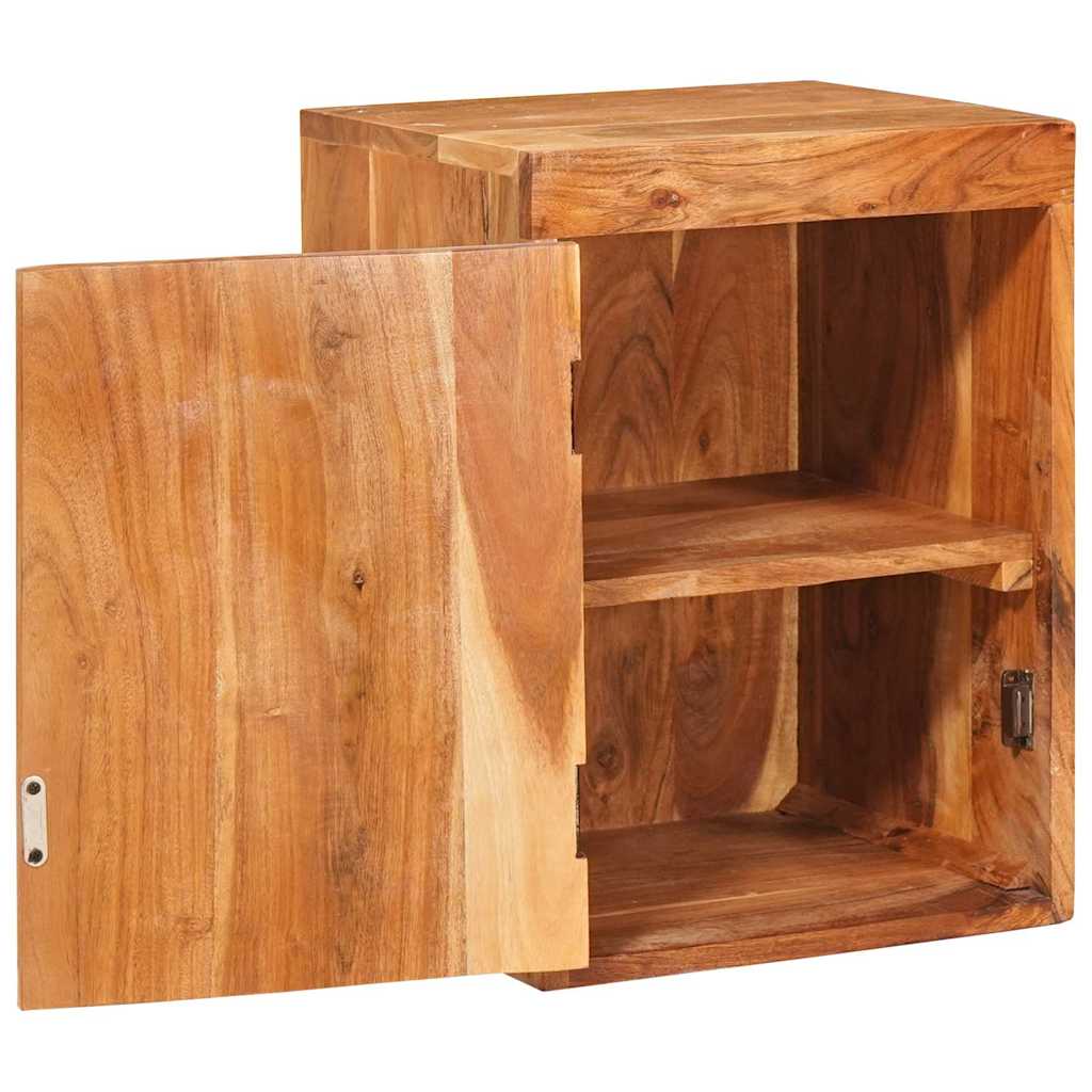 Nachttisch 2 stk. Braun 35 x 33 x 48 cm Massivholz Akazie