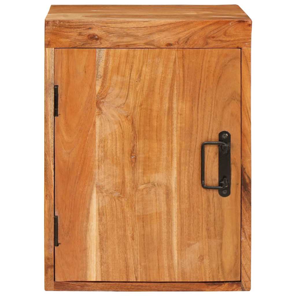 Nachttisch 2 stk. Braun 35 x 33 x 48 cm Massivholz Akazie