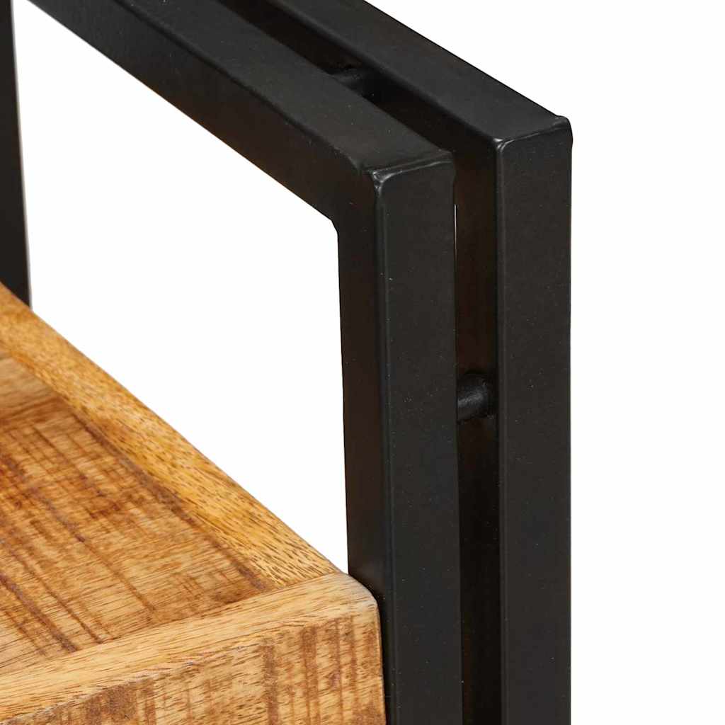 Nachttisch 2 stk. Braun und Schwarz 38 x 33 x 58 cm