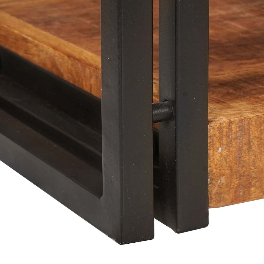 Nachttisch 2 stk. Braun und Schwarz 38 x 33 x 58 cm