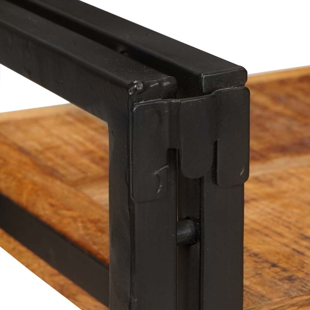 Nachttisch 2 stk. Braun und Schwarz 38 x 33 x 58 cm
