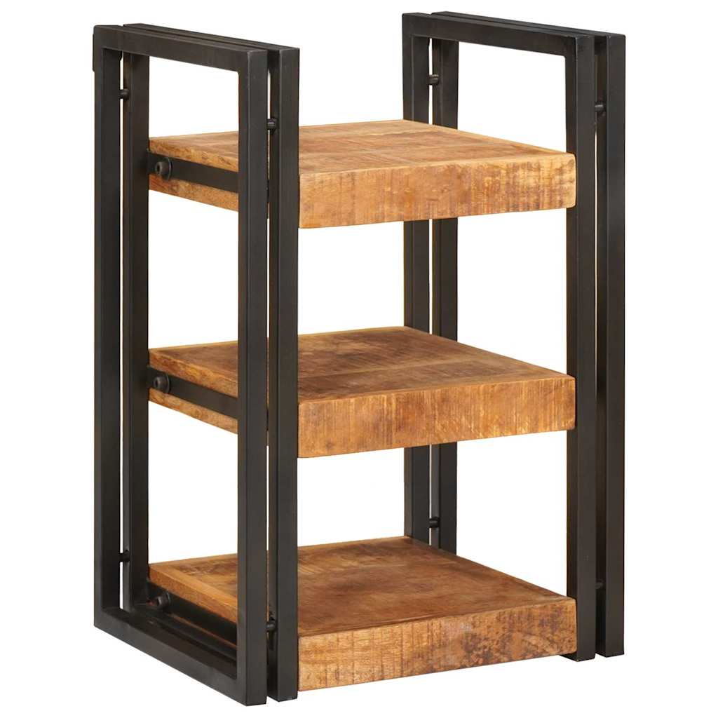 Nachttisch 2 stk. Braun und Schwarz 38 x 33 x 58 cm