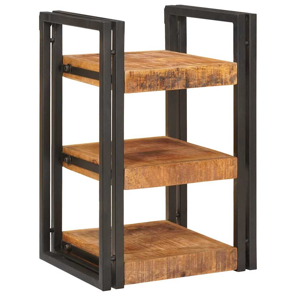 Nachttisch 2 stk. Braun und Schwarz 38 x 33 x 58 cm