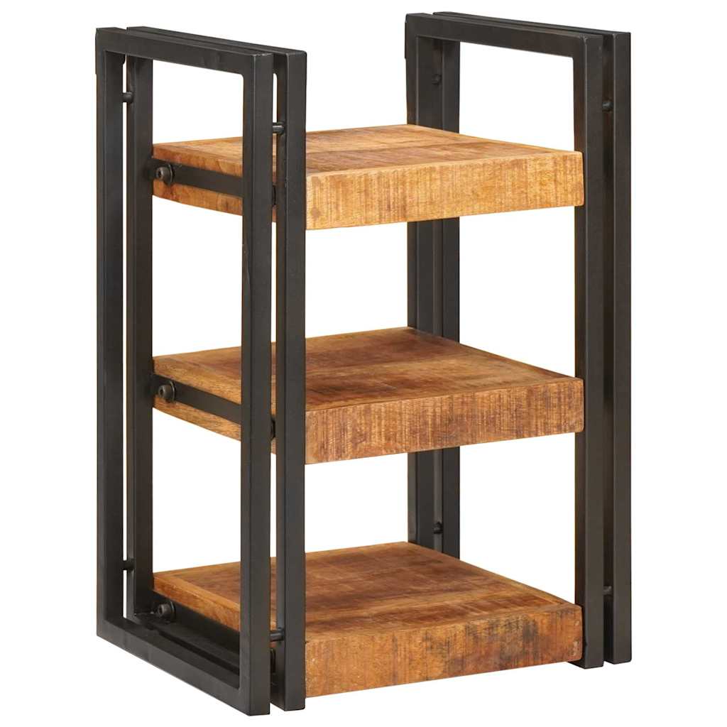 Nachttisch 2 stk. Braun und Schwarz 38 x 33 x 58 cm