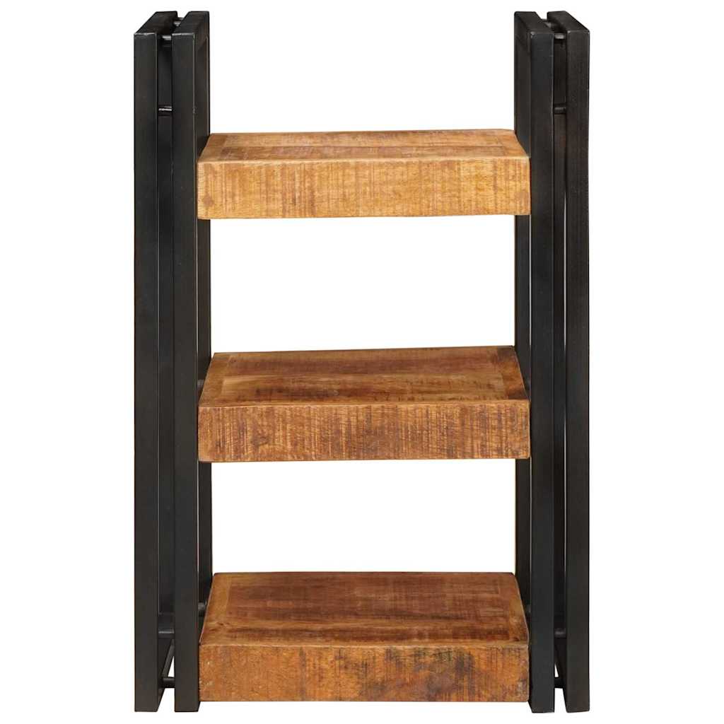 Nachttisch 2 stk. Braun und Schwarz 38 x 33 x 58 cm