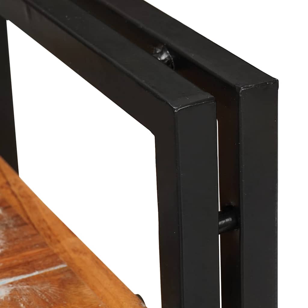 Nachttisch 2 stk. Braun und Schwarz 38 x 33 x 58 cm