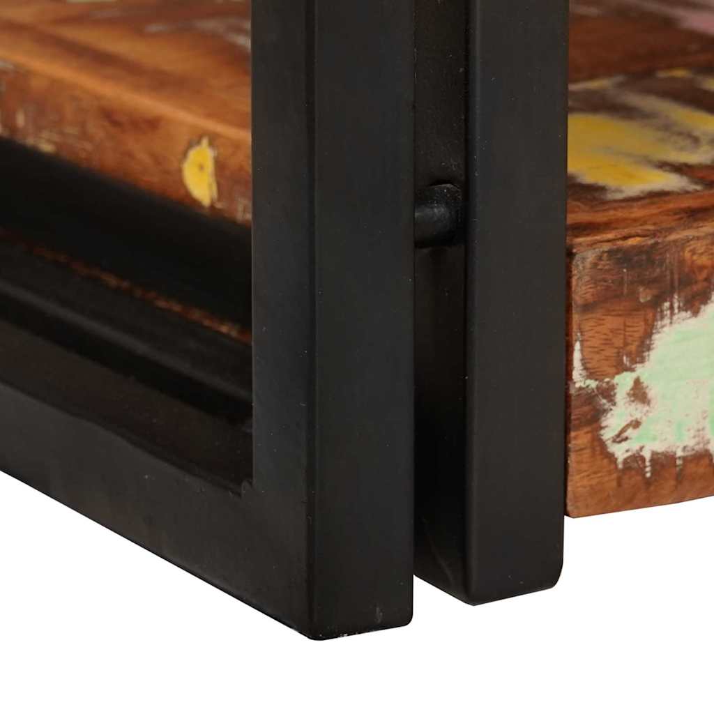 Nachttisch 2 stk. Braun und Schwarz 38 x 33 x 58 cm