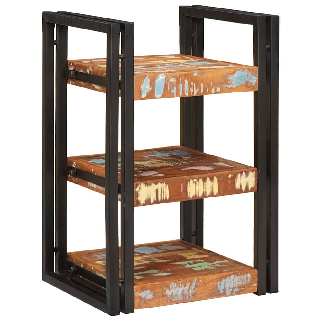 Nachttisch 2 stk. Braun und Schwarz 38 x 33 x 58 cm
